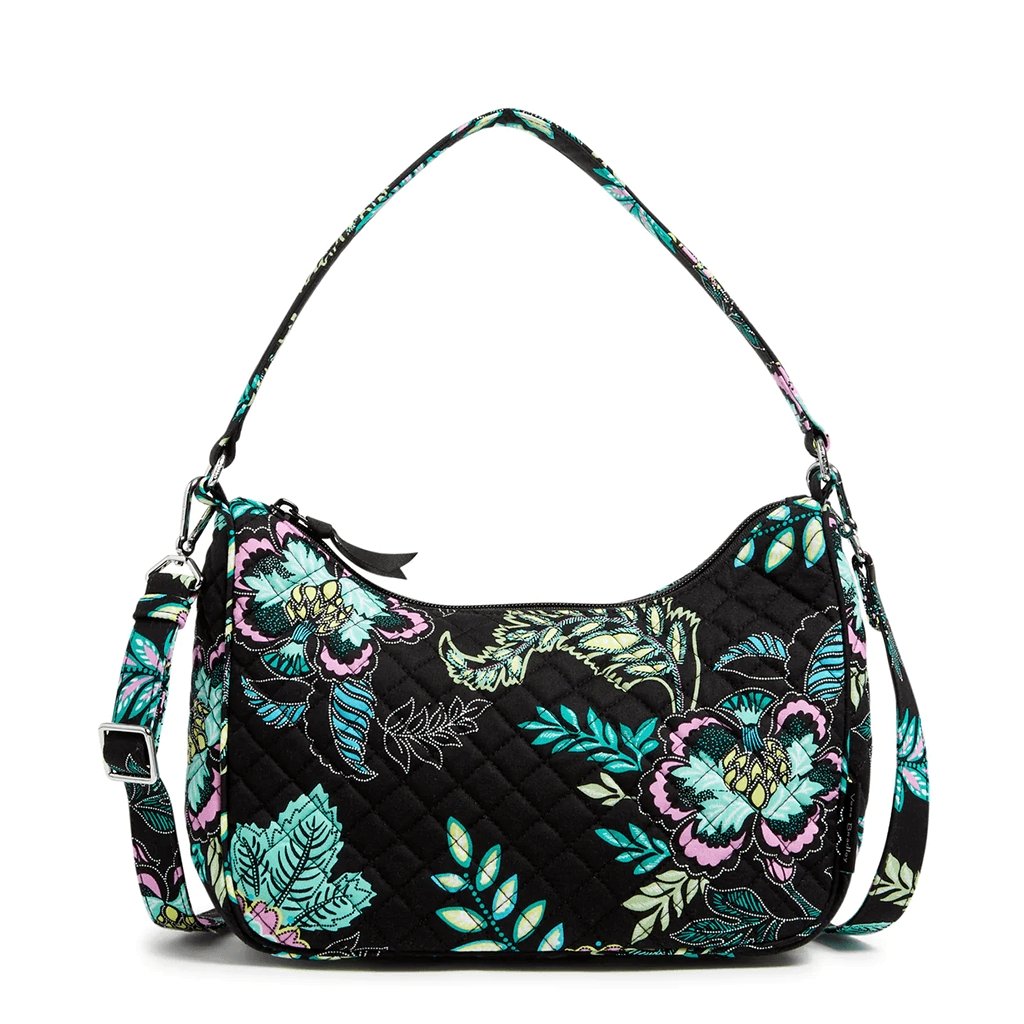 Vera Bradley  Frannie Crescent Crossbody Bag in Island Garden