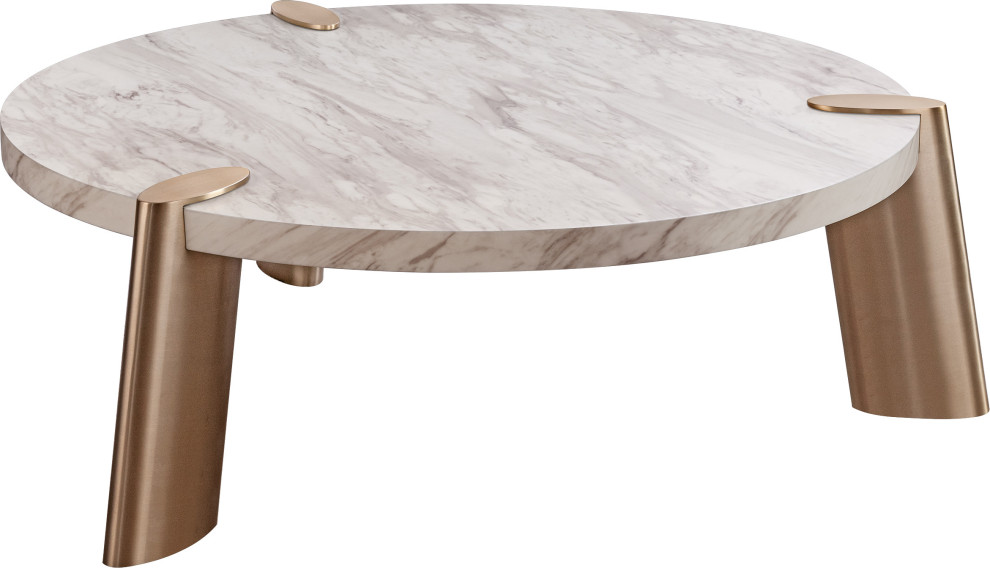 Mimeo Round Coffee Table   Contemporary   Coffee Tables   by HedgeApple  Houzz