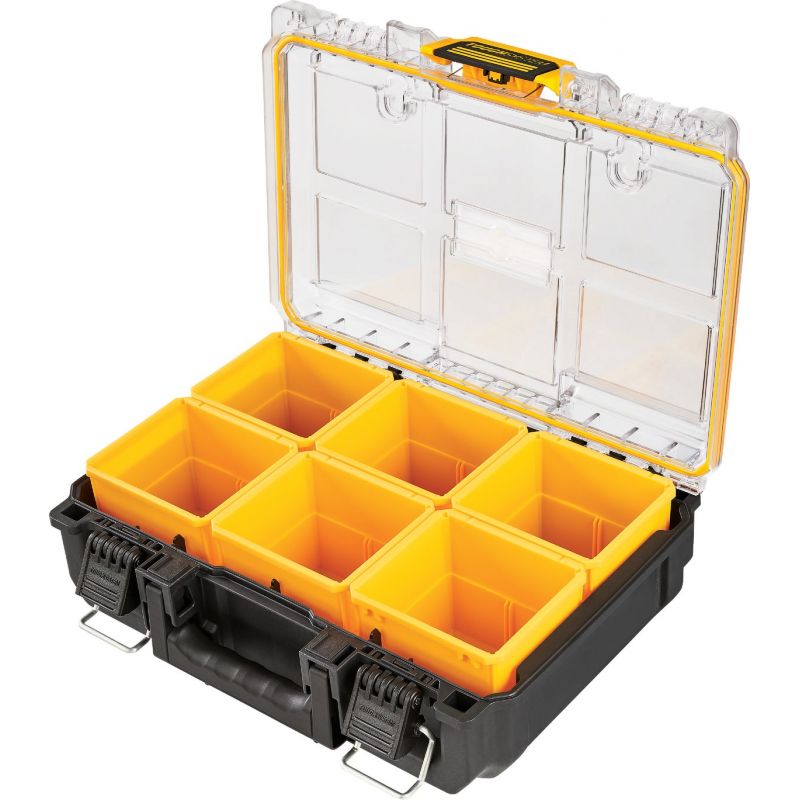 DW ToughSystem Deep Compact Toolbox Organizer Blackamp Yellow