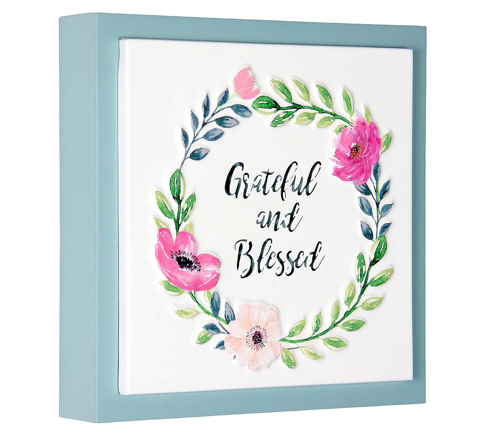 Exhart Grateful and Blessed Wall Decor