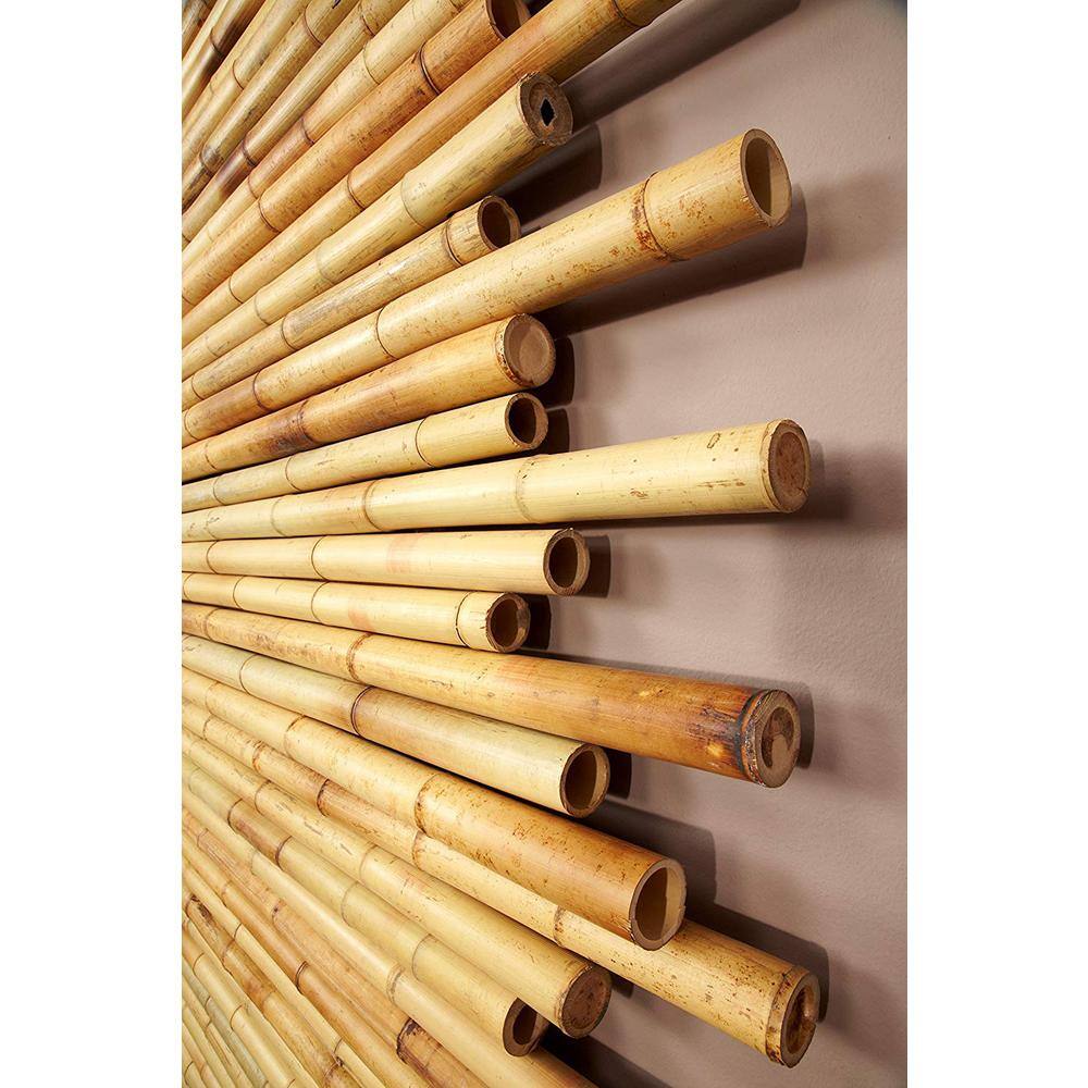 Backyard X-Scapes 1 in. D x 90 in. L Natural Bamboo Poles (25-PackBundled) HDD-BP05