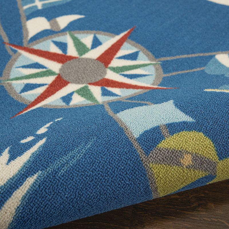 Waverly Sun N' Shade Sailing Indoor Outdoor Rug