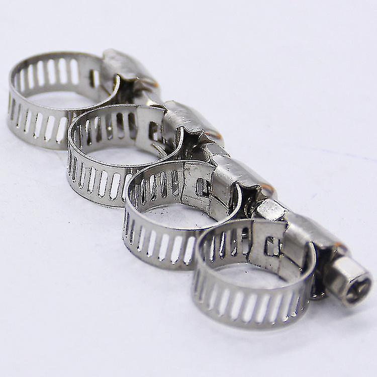 100pcs Hose Pipe Clips Stainless Steel Perfect For Securing Connections Of Home Gas Pipe Flexible Hose Pipe Tube