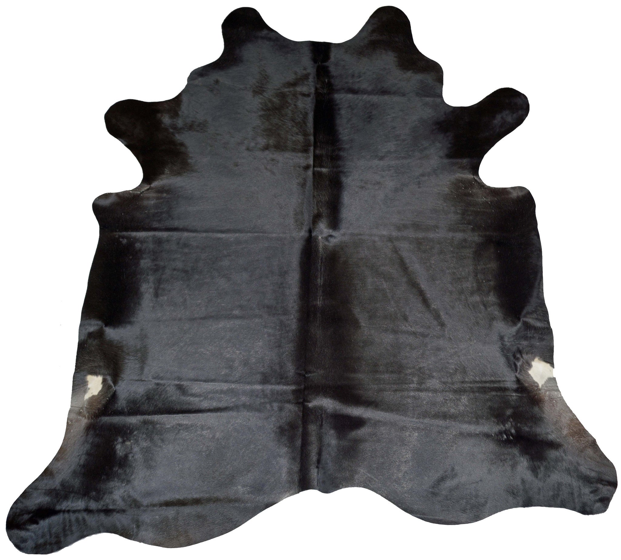 Black Cowhide Rug design by BD Hides