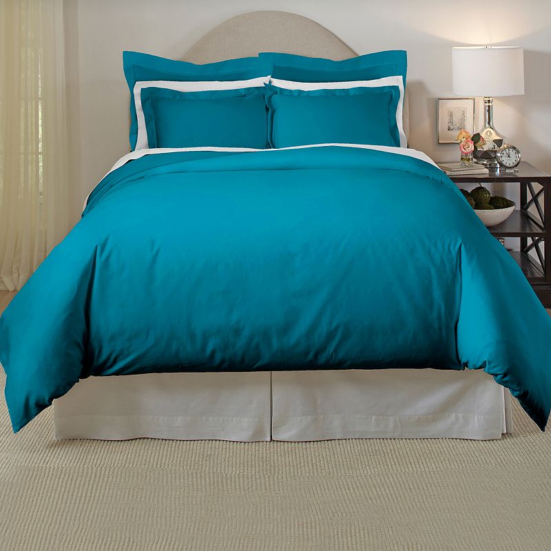 Pointehaven 3-piece 620 Thread Count Cotton Duvet Cover Set