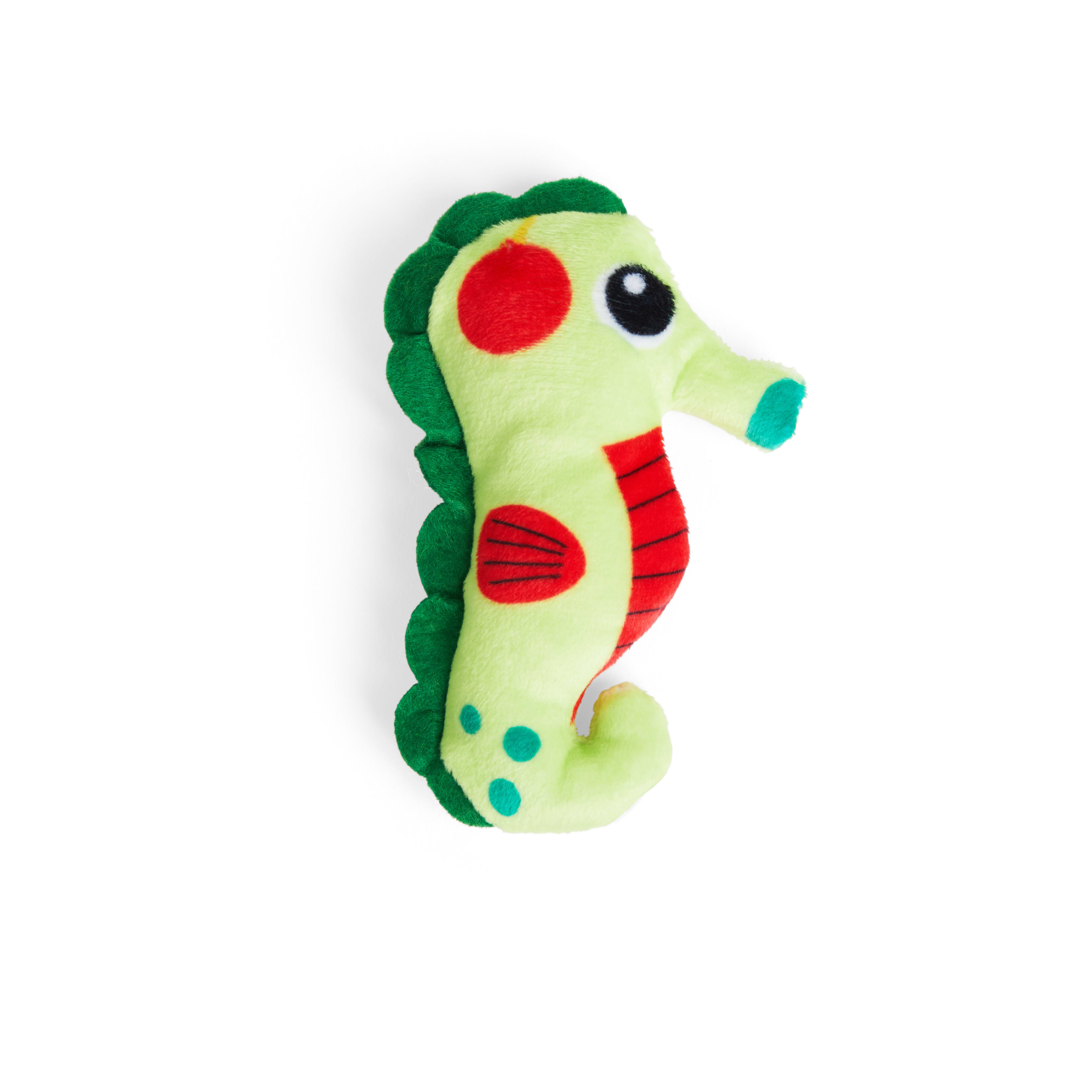 More and Merrier Plush Seahorse Dog Toy， X-Small