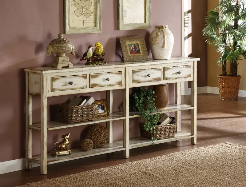 Ada Four Drawer Console Table