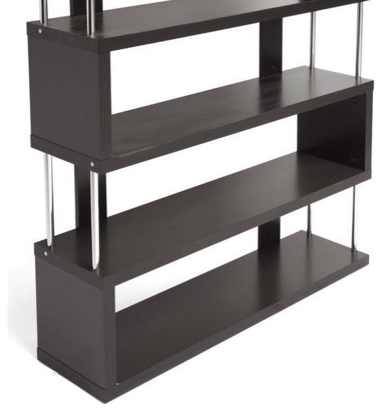 Baxton Studio Barnes Six Shelf Modern Bookcase   Contemporary   Bookcases   by Baxton Studio  Houzz