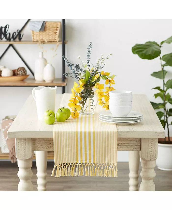 Design Imports Stripes Table Runner