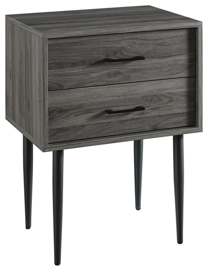 Modern End Table   Slate Gray   Midcentury   Side Tables And End Tables   by BisonOffice  Houzz