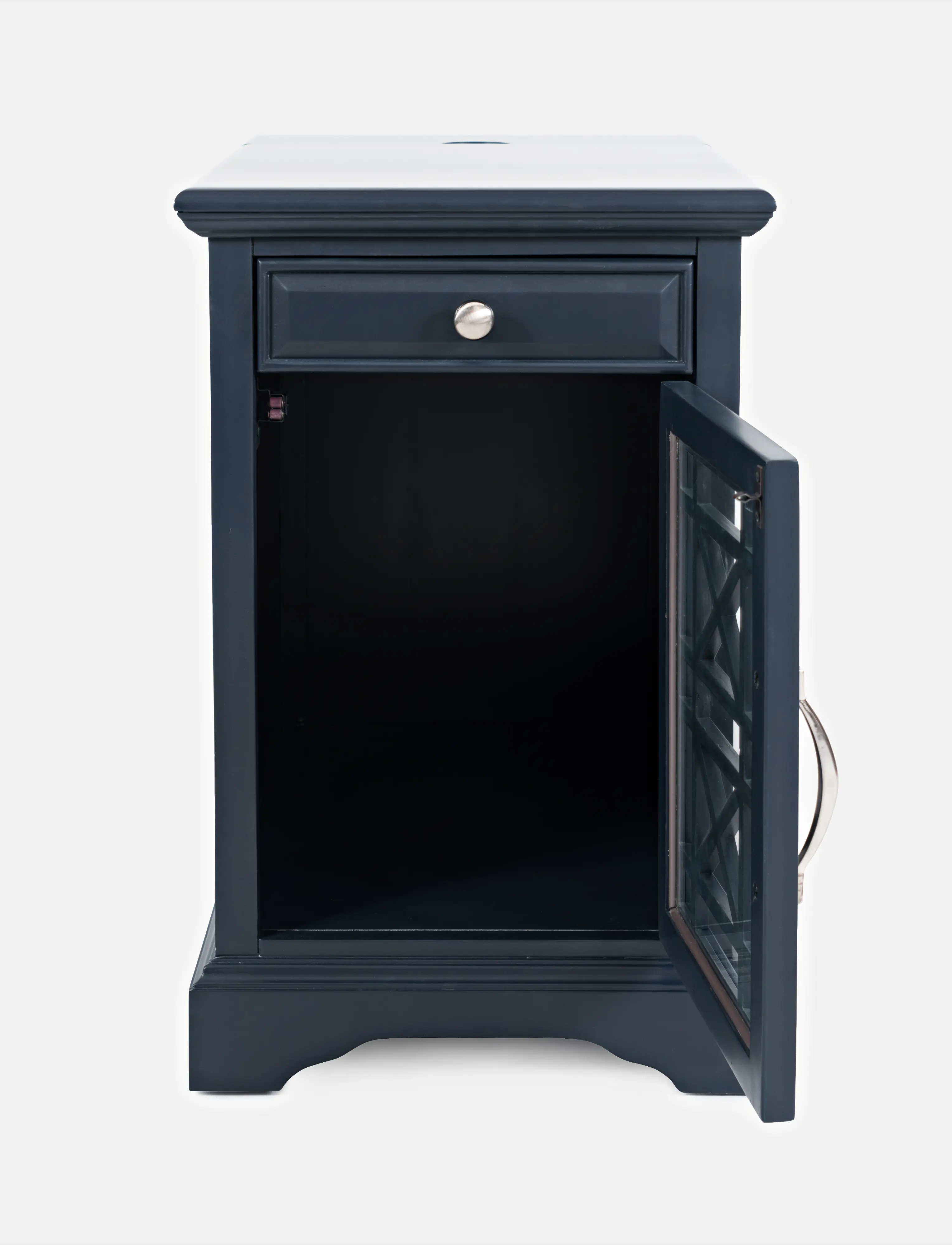 Craftsman Navy Blue Side Table