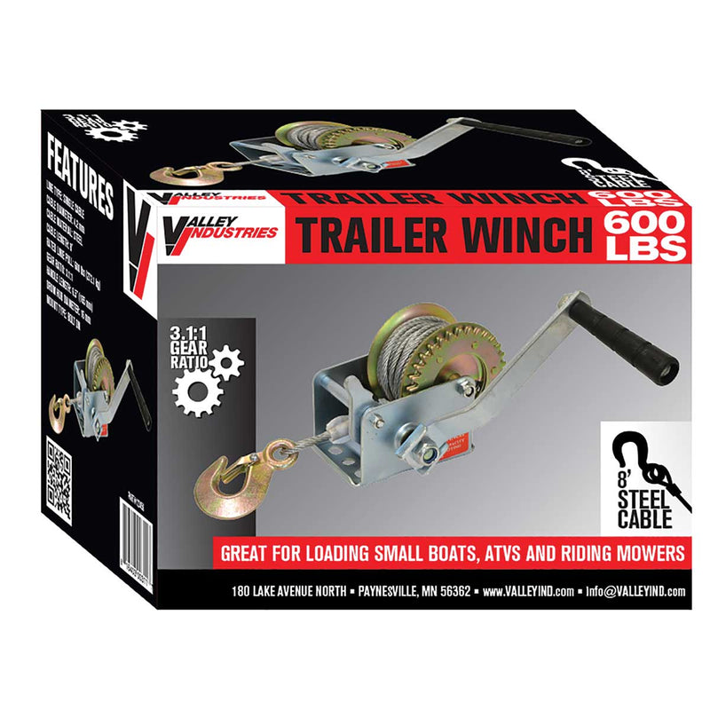 Valley Industries Side Wind Trailer Winch