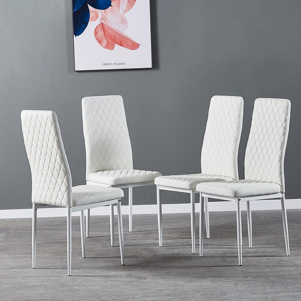 Modern Dining Chair Set of 4   N/A