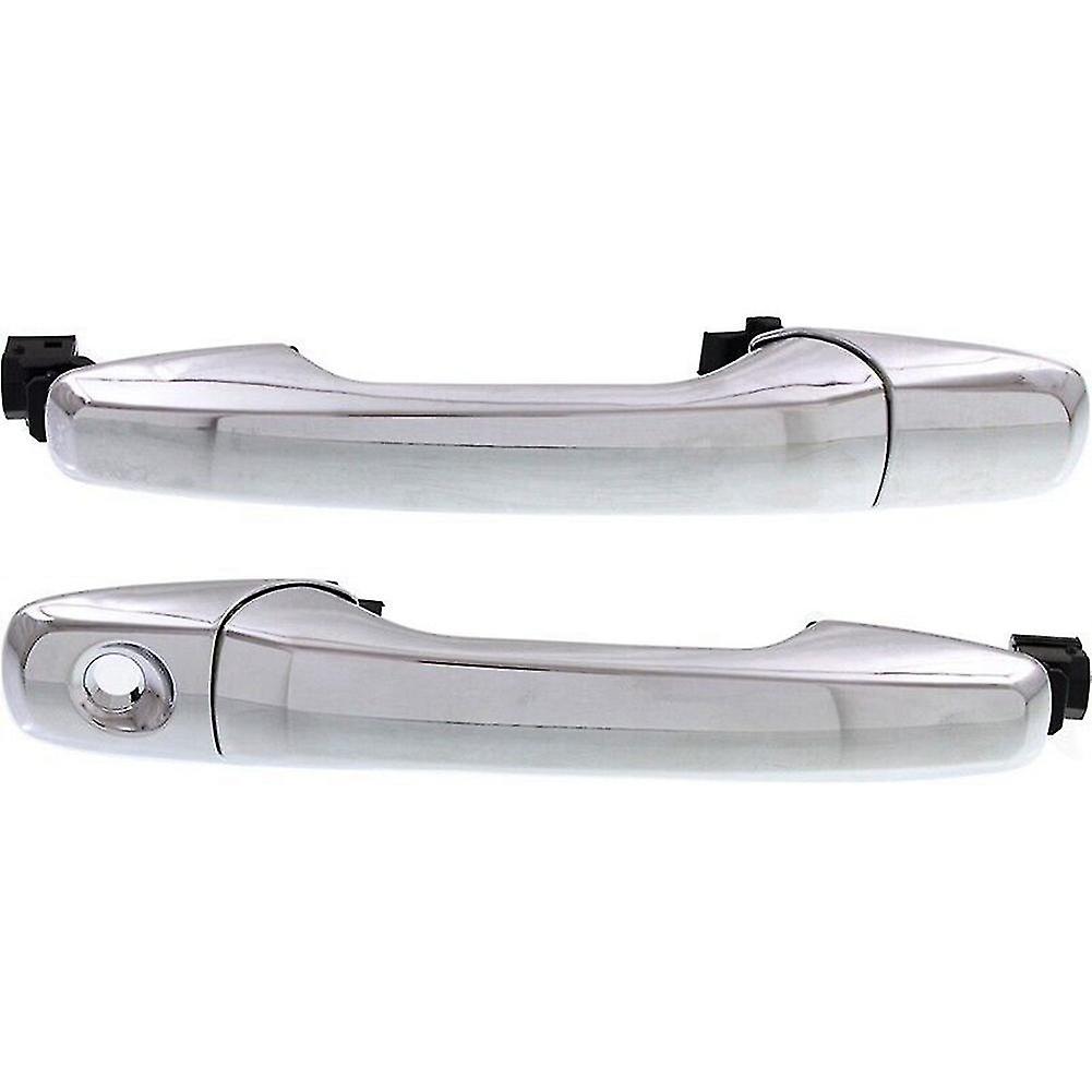 2set Exterior Outside Door Handle Chrome Front Left And Right Side For Explorer Edge 2011-2014 Bb5z