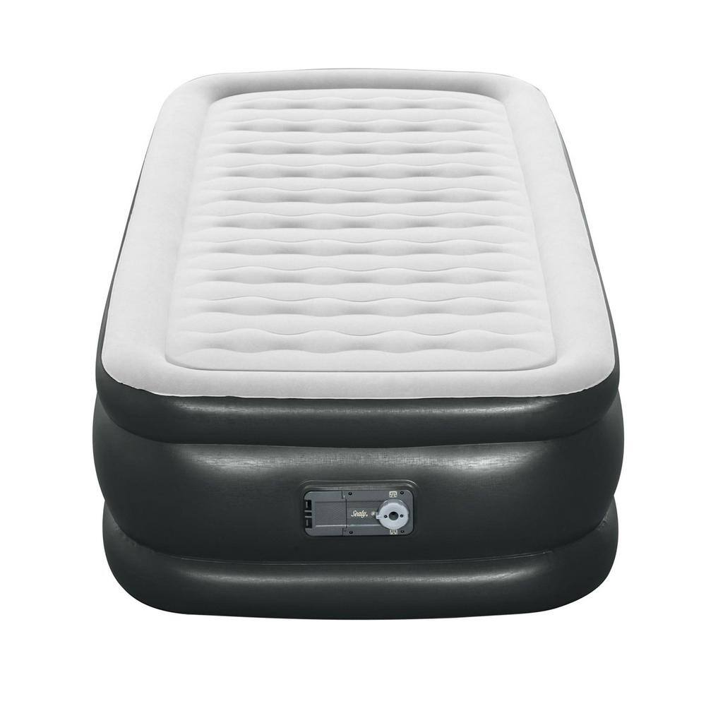 Sealy Tritech 20 in. Inflatable Mattress Twin Airbed with Built-In Pump 94055E-BW