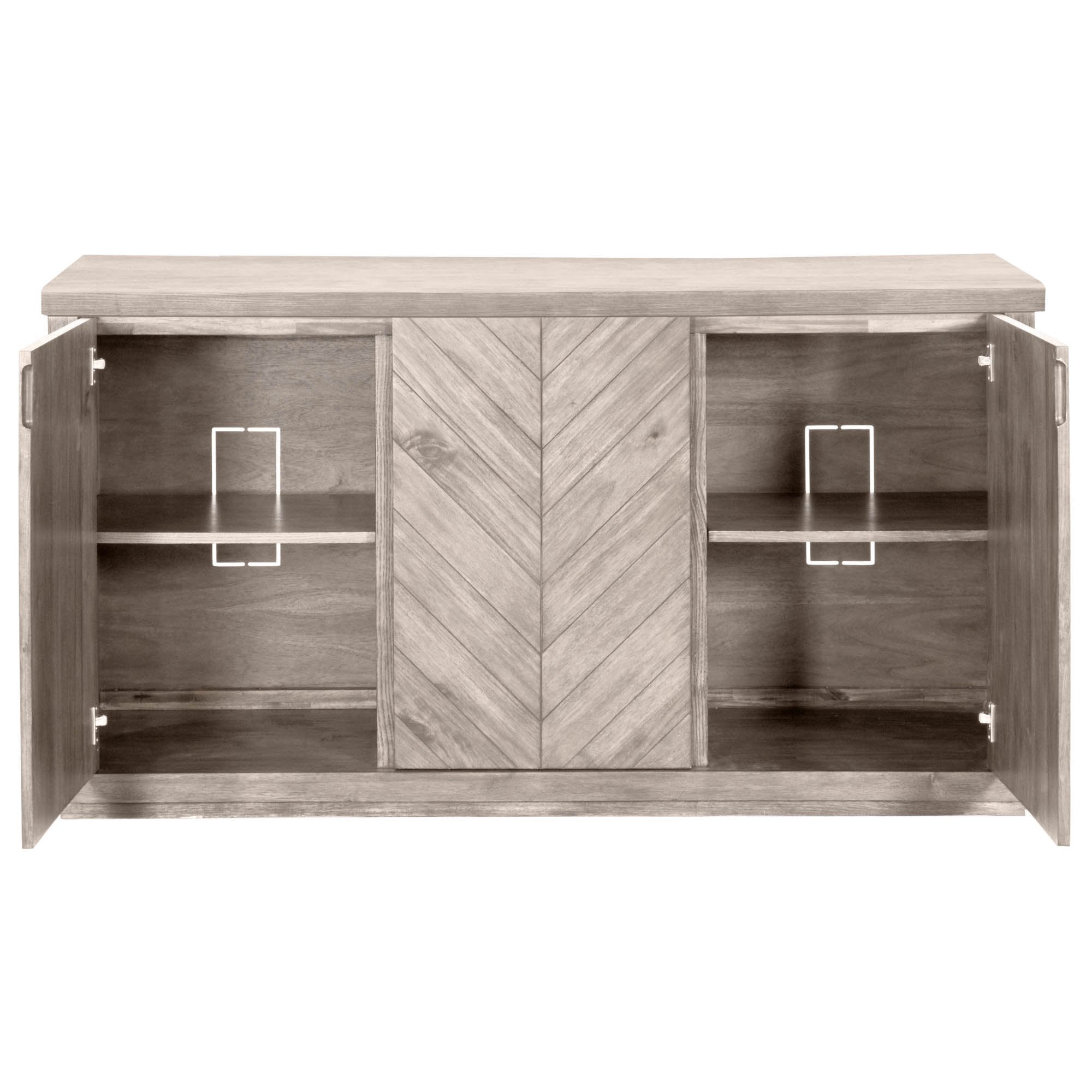 Adler Media Sideboard in Natural Gray