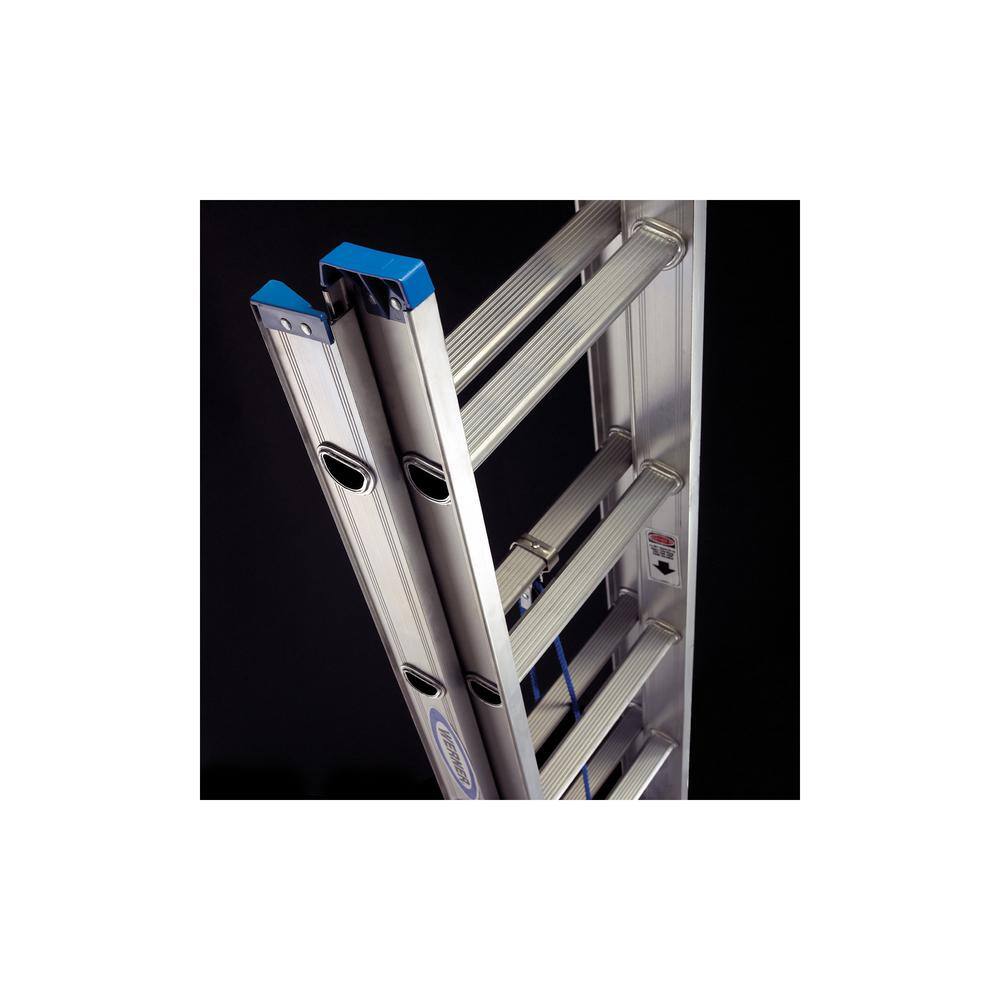 Werner 24 ft. Aluminum Extension Ladder with 250 lbs. Load Capacity Type l Duty Rating D1324-2