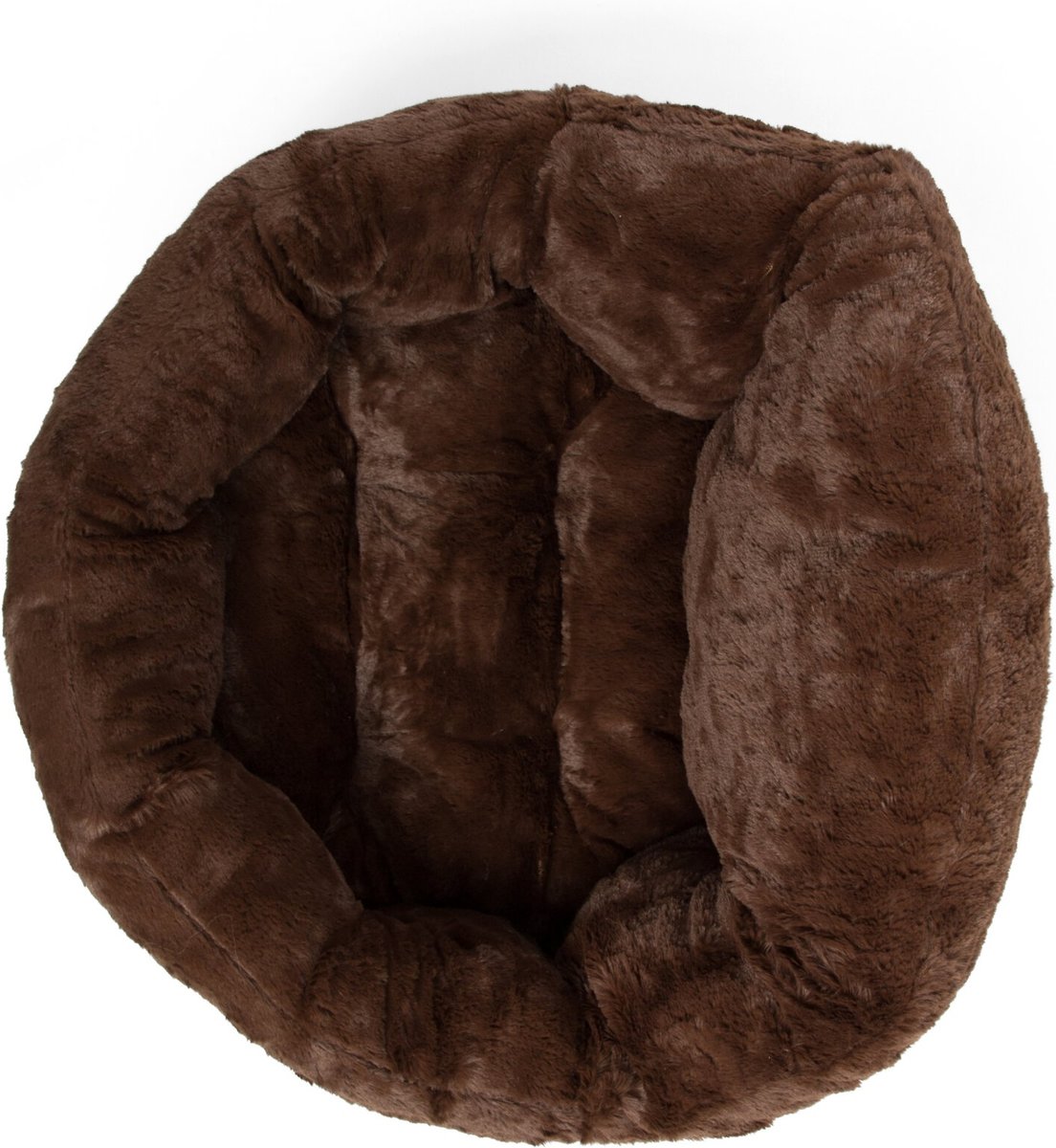 Best Friends By Sheri Lux Fur Deep Dish Bolster Cat and Dog Bed