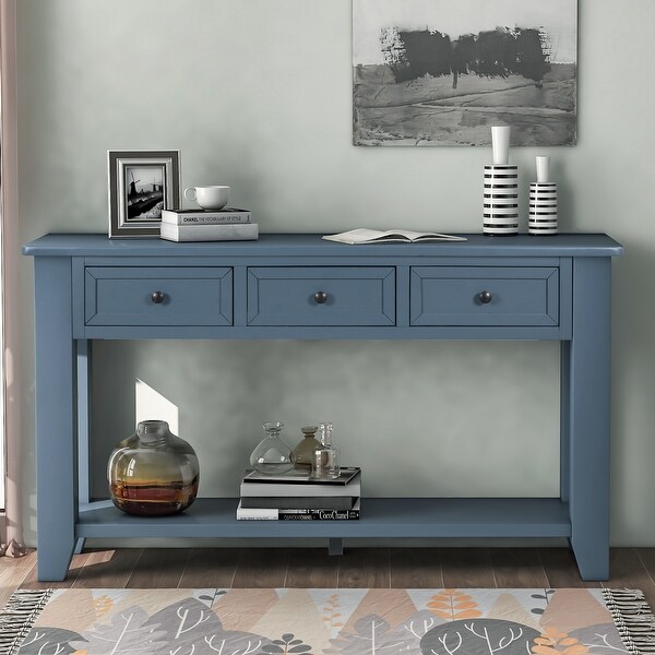 Console Table with 3 Drawers and 1 Shelf