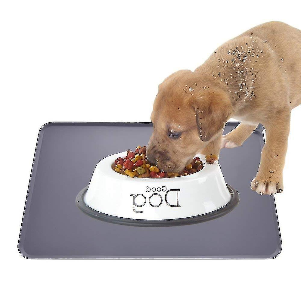 Dog Feeding Mat Food Grade Waterproof Non-slip Silicone Pet Food Mat Cat Dog Food And Water Bowl Pla