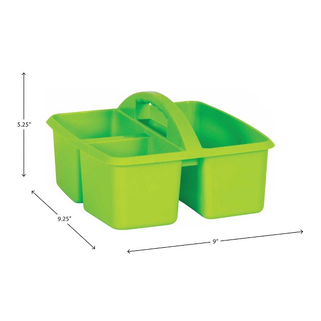 Teacher Created Resources Lime Plastic Storage Caddy Pack Of 6