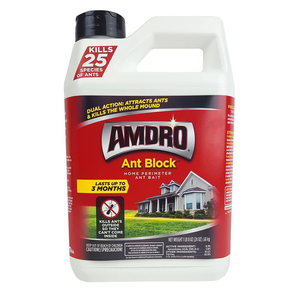 AMDRO 24 oz. Ant Block Home Perimeter Ant Killer Bait 100522802