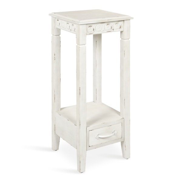 Kate and Laurel Idabelle Wood Square Accent Table - 12x12x30