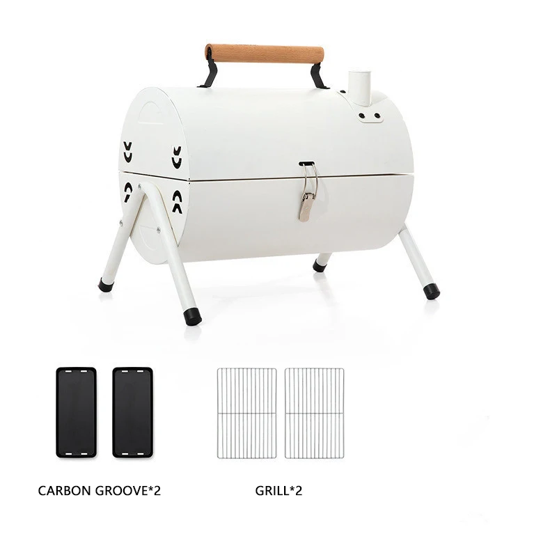 Outdoor Camping Mini Portable grill 5 people Portable Folding Charcoal Barbecue Grill for Outdoor Cooking Camping Hiking Picnics