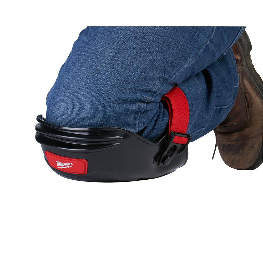 MW Flexible Knee Pads with Bucket Organizer Tool Bag 48-73-6000-48-22-8175