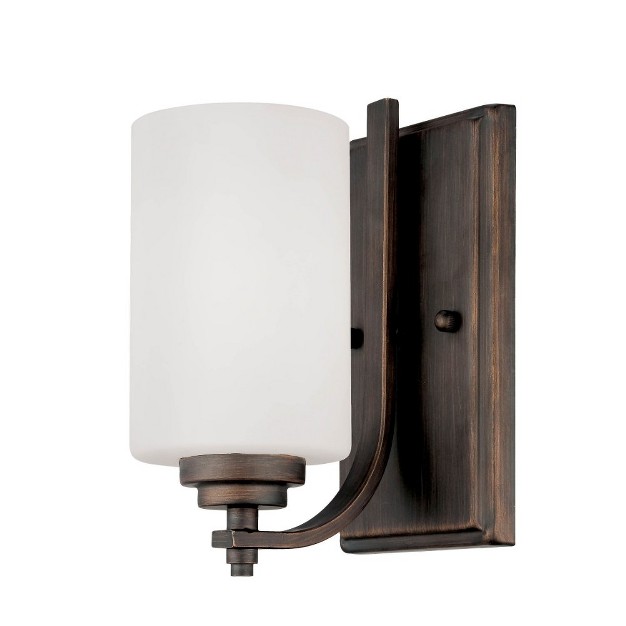 Millennium Lighting Bristo 1 Light Sconce Satin Nickel