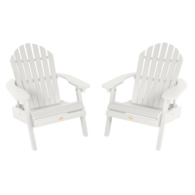 Hamilton 2pk Folding amp Reclining Adirondack Chairs Highwood