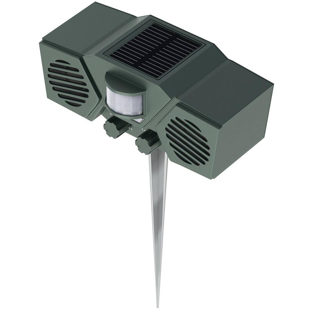 HOONT Solar Powered Motion Activated Ultrasonic Deer and Pest Repeller CY- H922