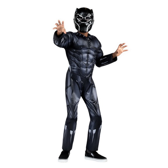 Morris Costumes JWC0747 Black Panther Child Qualux...