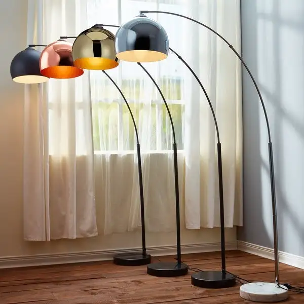 Arquer Arc Metal Floor Lamp with Bell Shade, 67