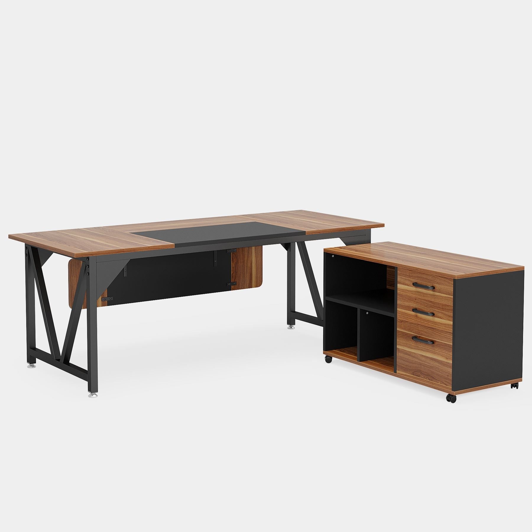 Large L-Shaped Desk, 70.8