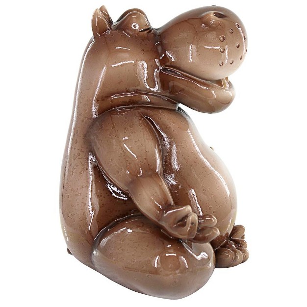 Design Toscano A Ton Of Zen Yoga Hippo Garden Statue