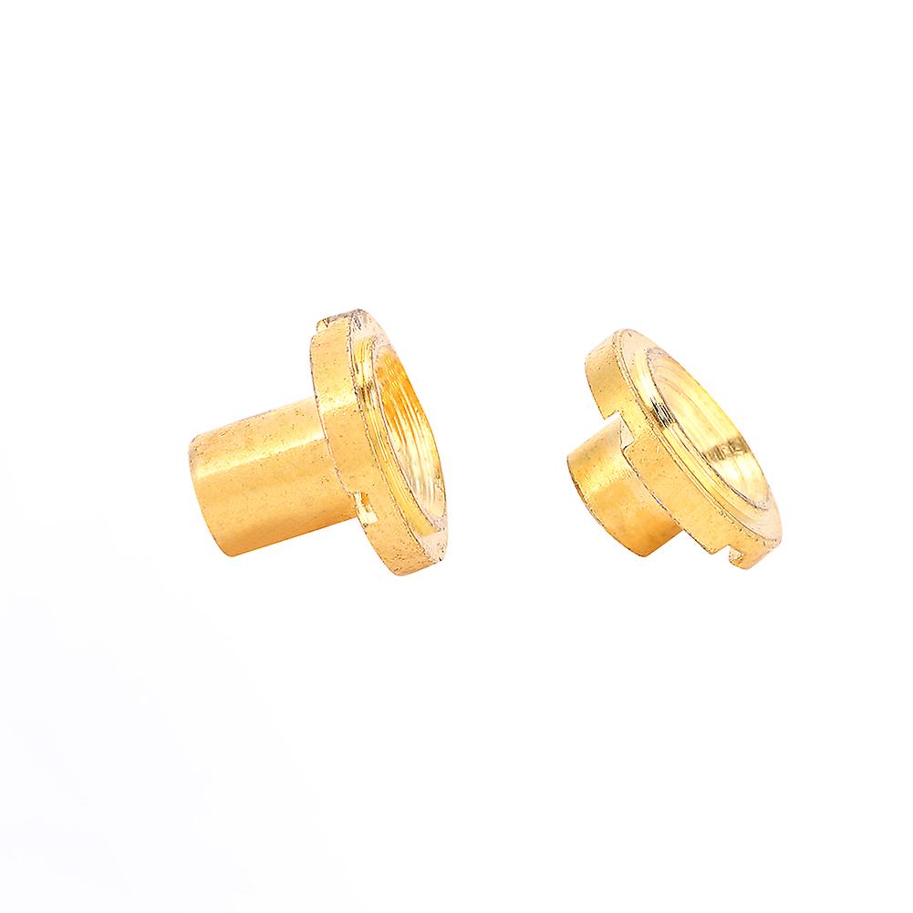 2pcs 5mm 7.8mm String Tree Retainer With Screw For Electric Guitar Part Accessory (gold)