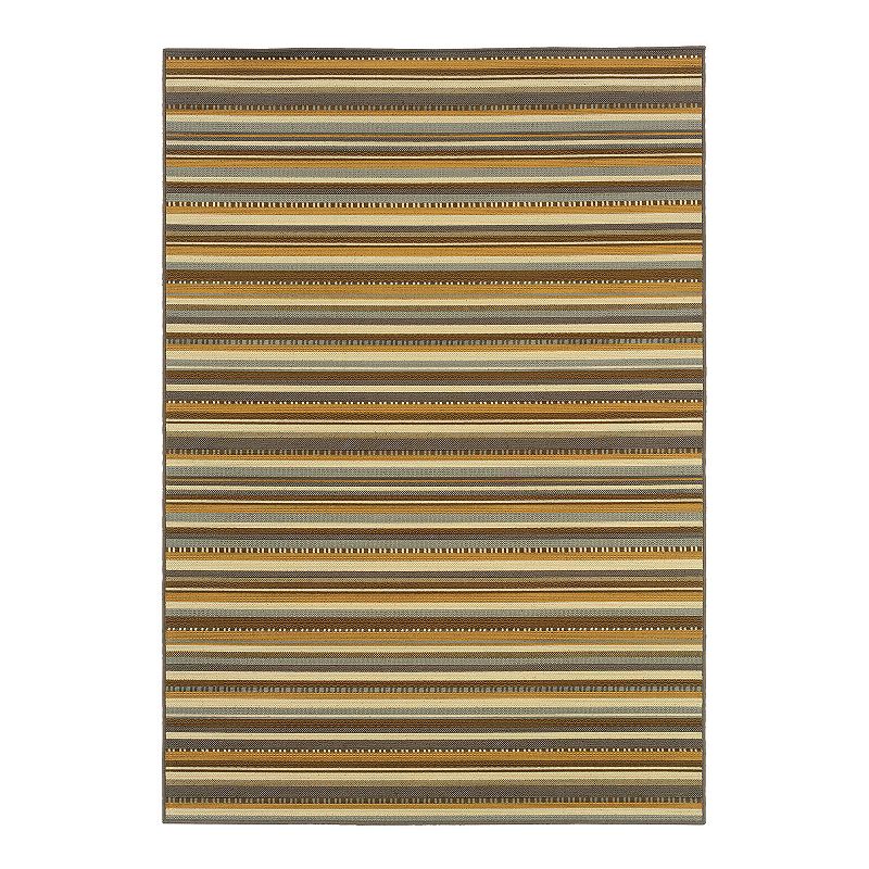 StyleHaven Bayside Striped Indoor Outdoor Rug