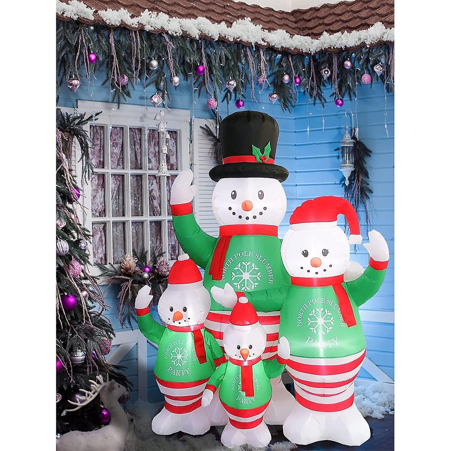 Torokom 6ft Christmas Inflatables Decorations Snowman Outdoor Decorations With Build-in Led Lights， Blow Up Yard Decoration Xmas Inflatables For Indoo