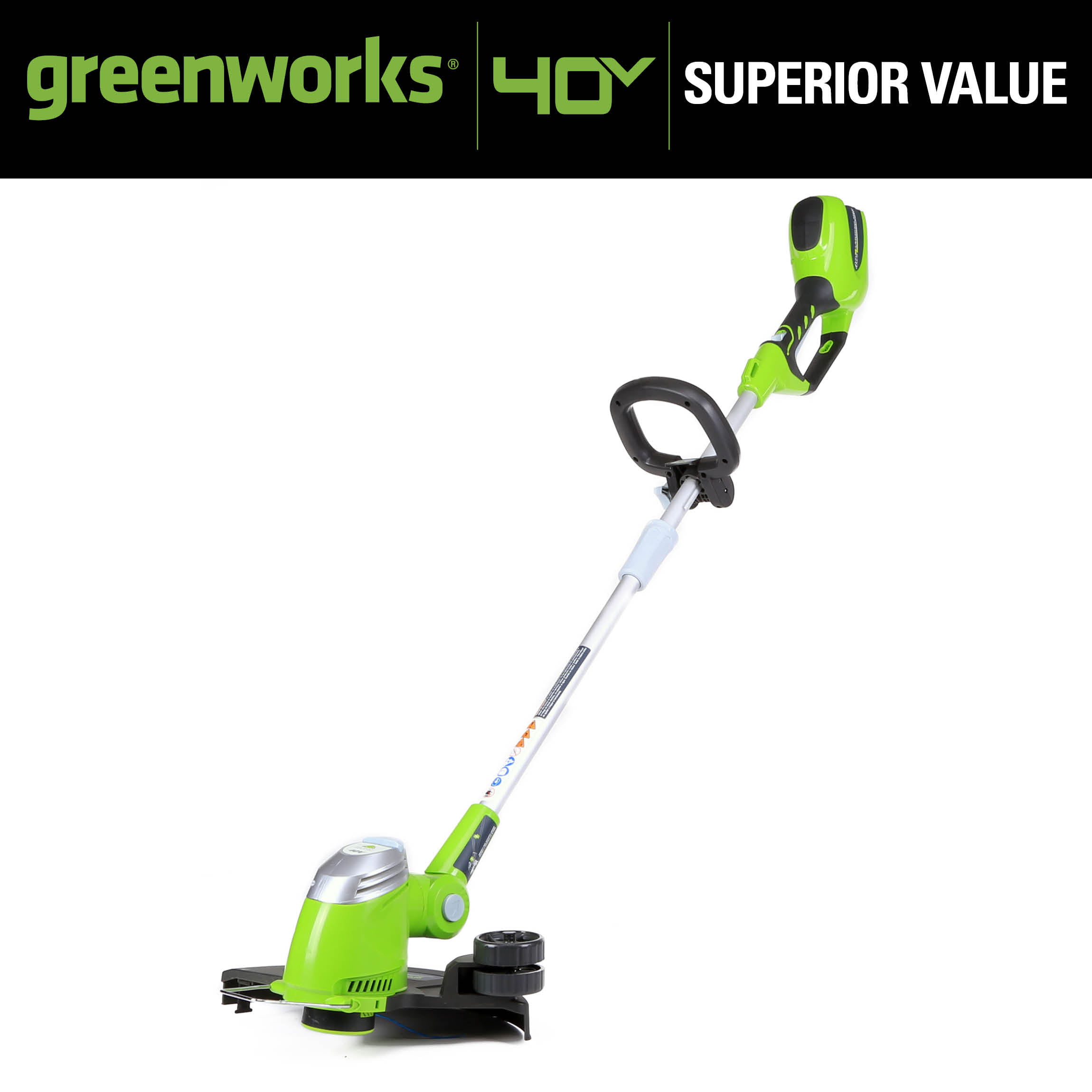 Greenworks G-MAX 40V Lithium-Ion 13-inch Cordless String Trimmer/Edger (Tool Only) 21332