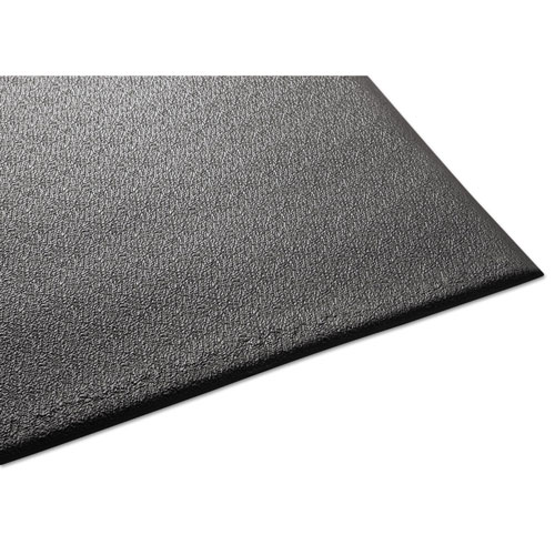 Millennium Mat Company Soft Step  Anti-Fatigue Floor Mat | 24 x 36， Black | MLL24020301DIAM