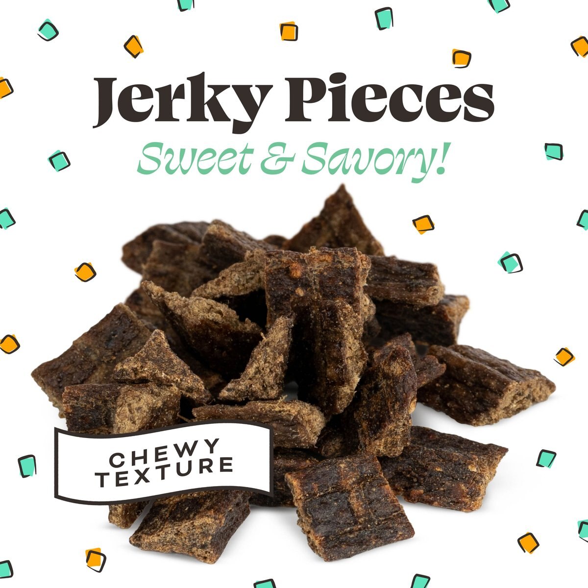 Primal Give Pieces A Chance Beef with Broth Flavored Jerky Dog Treats， 4-oz bag