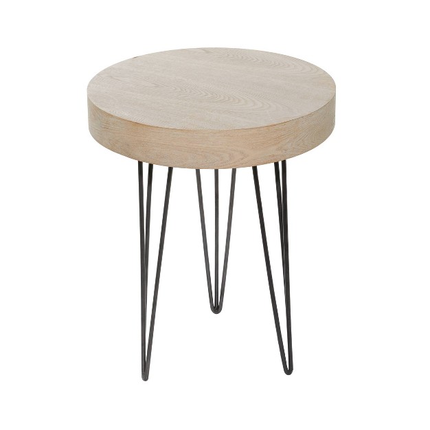 Modern Accent Table Brown Olivia amp May