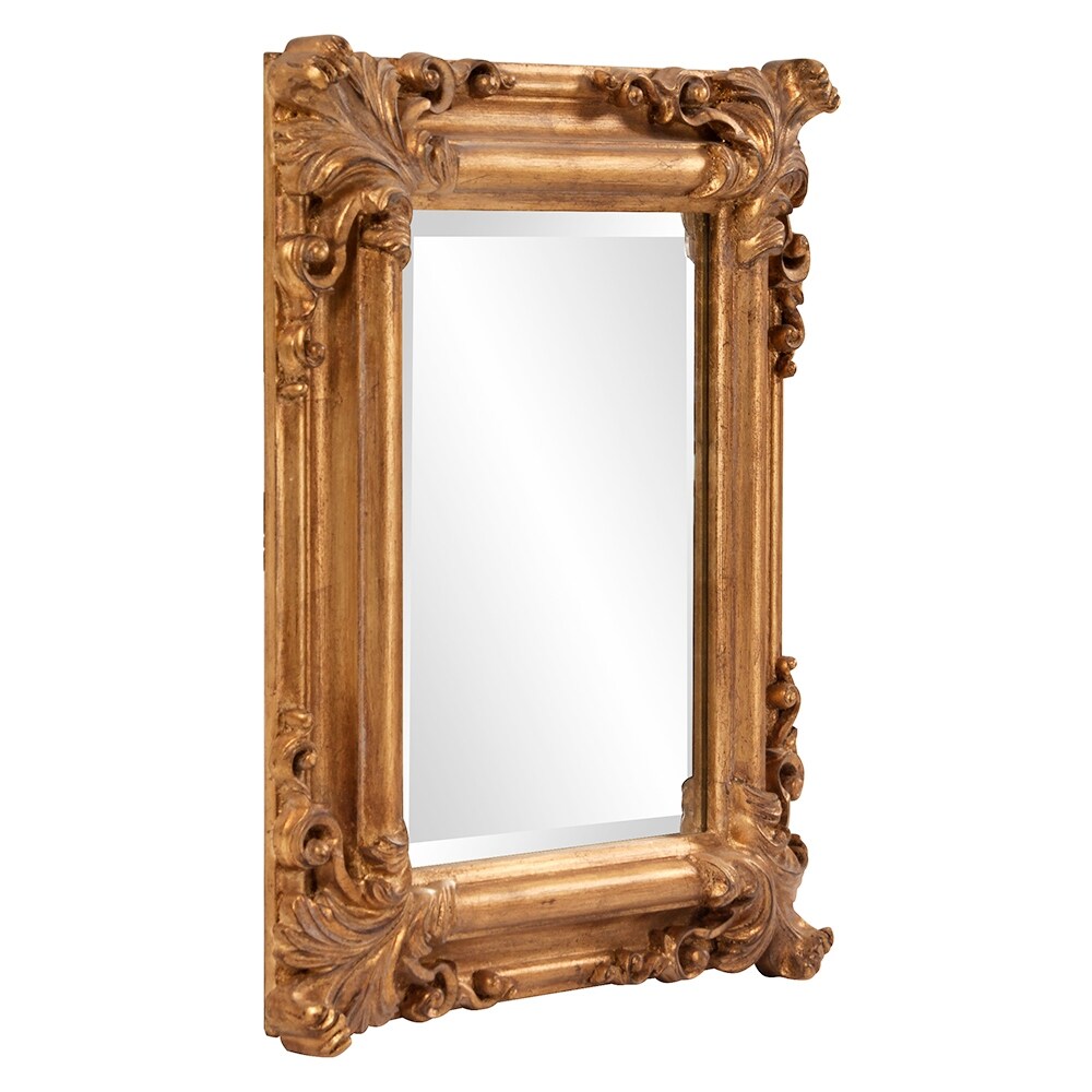 an Andrews Gold Wood Frame Edwin Decorative Wall Mirror   23\
