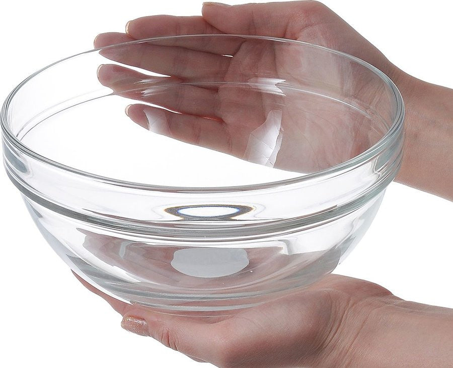 Dinnerware Serving Bowl Empilable Glass Salad Bowl Kitchen Bowl (17 cm)