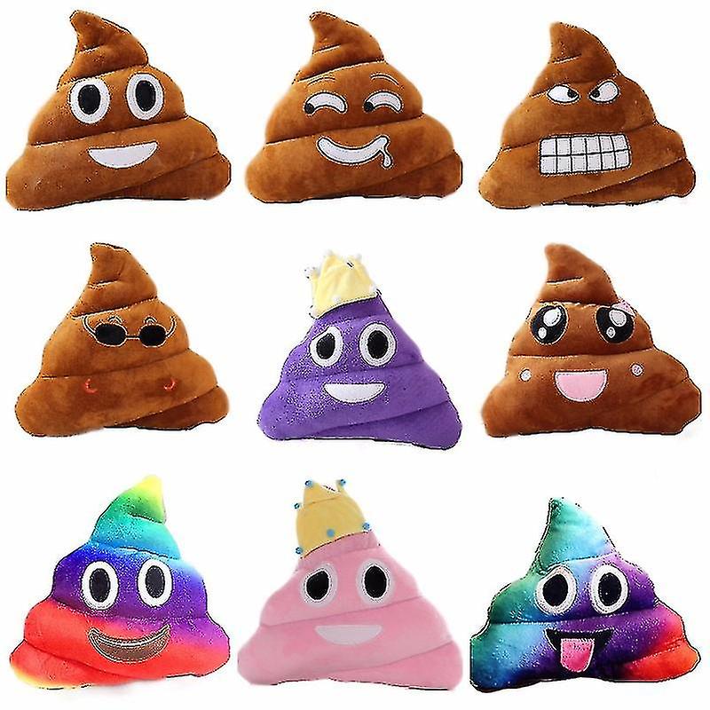 Funny Poop Plush Stuffed Doll Toy Christmas， Birthday Halloween Children Gifts Strange Poop Pillow