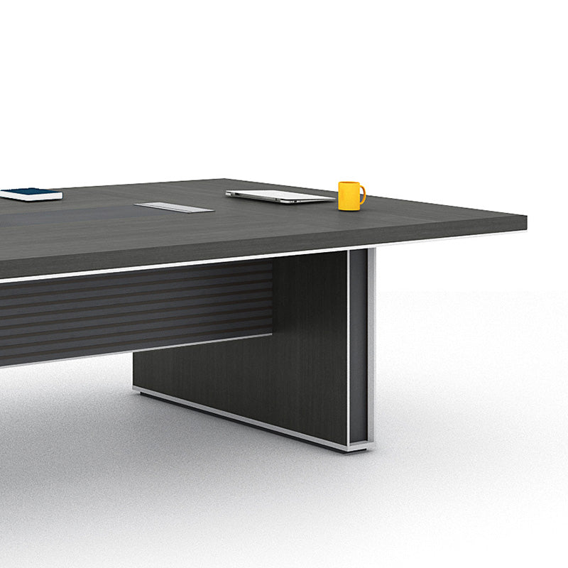 MATEES Boardroom Table 2.8M - Grey/ Brown