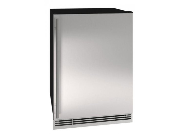 U-Line 1 Class 24-Inch Stainless Solid Refrigerator