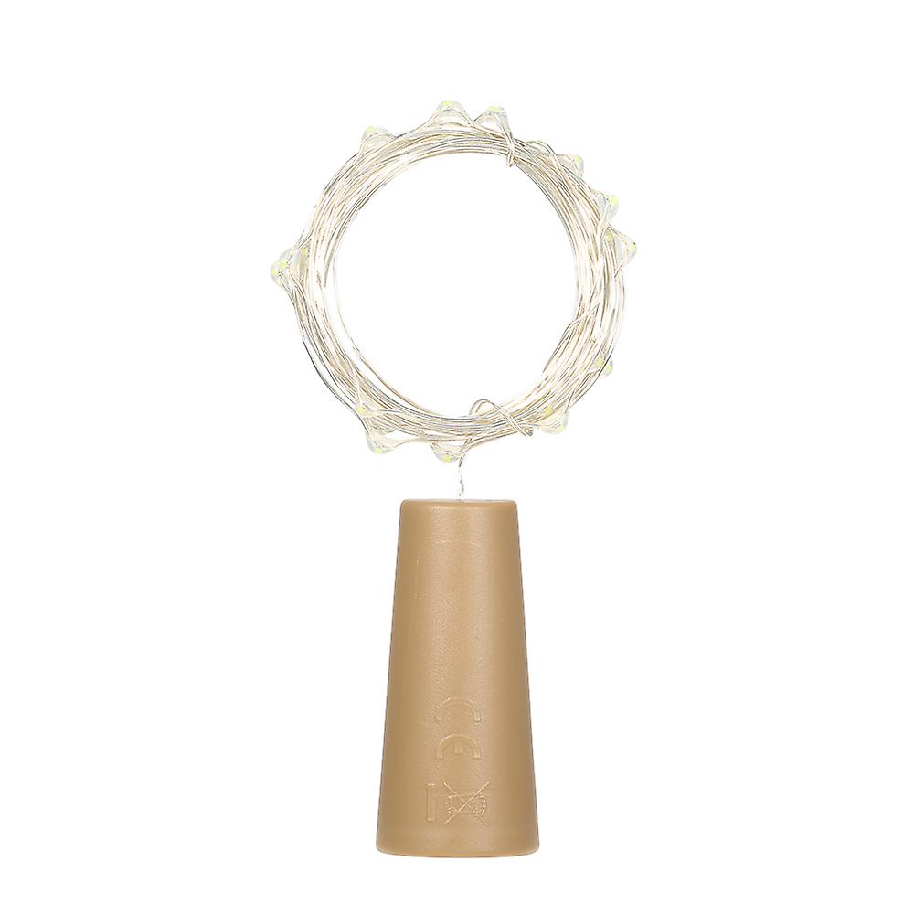 4.5v 0.9w 1.5meters 15 Led Copper Wire Fairy String Light 6 Pack White Twistable Bendable Foldable Bottle Stopper Atmosphere Lamp Ip65 Water Resistanc