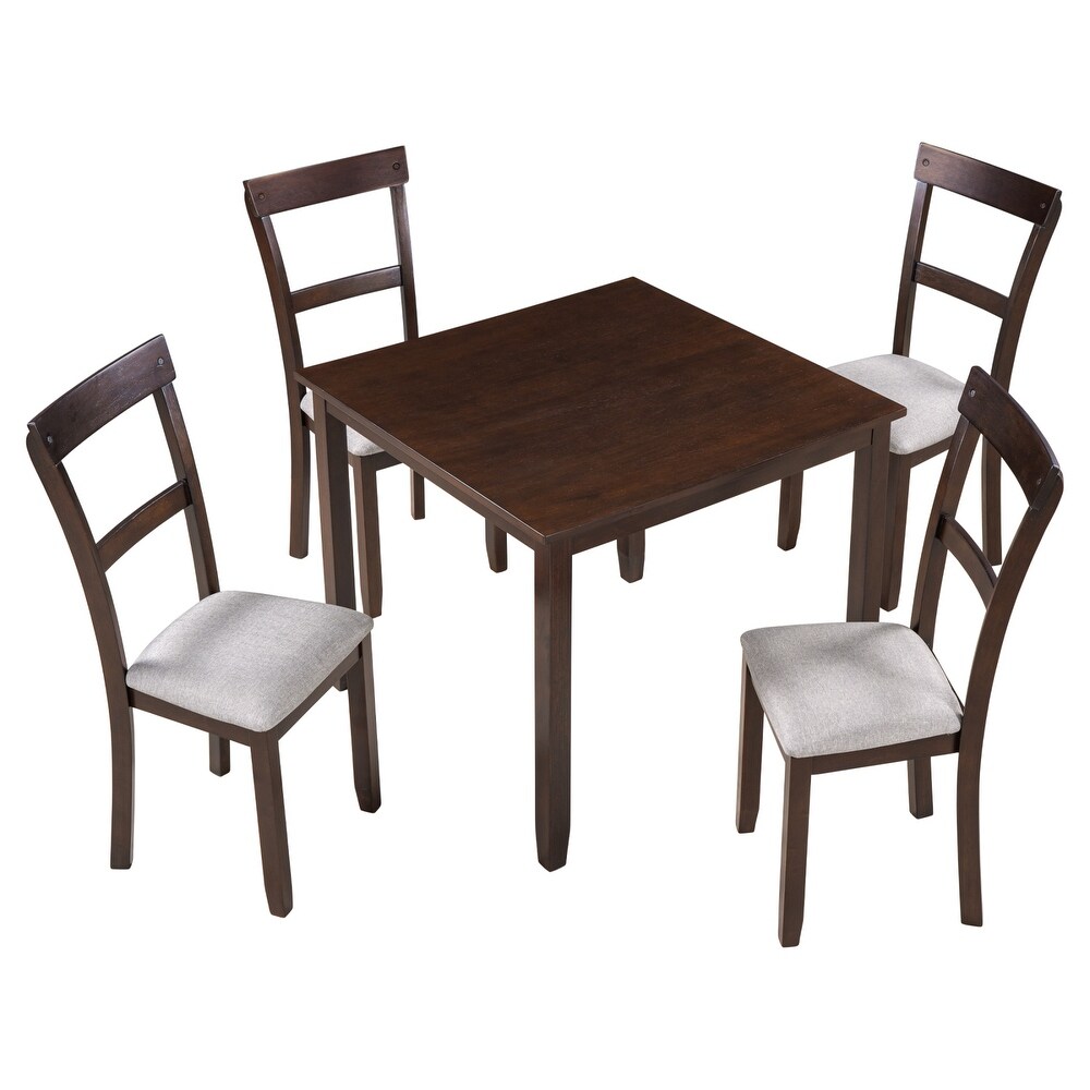 Wooden Kitchen Table and 4 Chairs